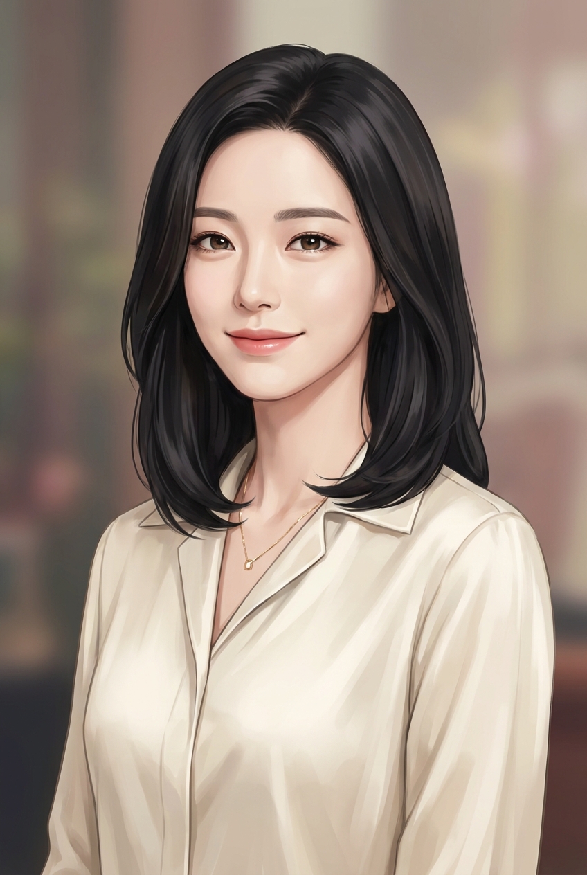 클린 반실사 프로필풍 웹소설 표지 샘플 011